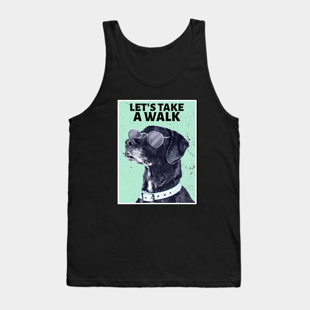 Funny Dog Tank Top by MONMON-75